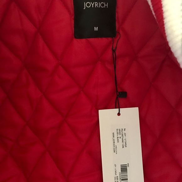 Joyrich  jacket Silver brand new Size M. Joy rich - Picture 2 of 4